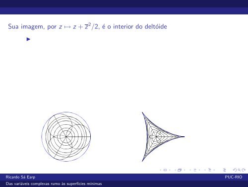 Das variáveis complexas rumo às superfícies mínimas