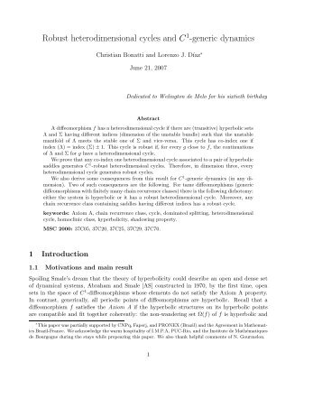 Robust heterodimensional cycles and C1-generic dynamics