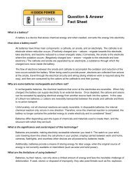 Question & Answer Fact Sheet - Penn State University