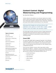 Content Control: Digital Watermarking and Fingerprinting - Digimarc