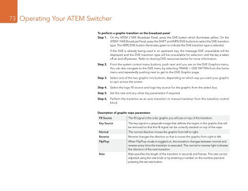 ATEM Switchers Manual - Holdan.eu