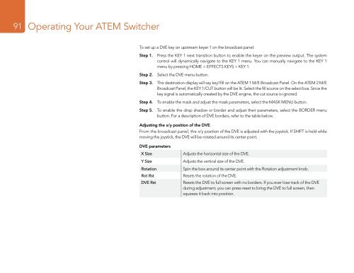 ATEM Switchers Manual - Holdan.eu