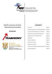 Download the 2011 results for Biology - saasta