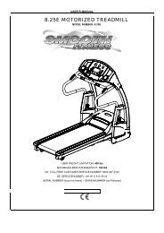 8.25E MOTORIZED TREADMILL - Smooth Fitness