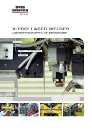 x-pro® laser welder - SMS Siemag AG