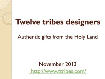 Twelve tribes designers