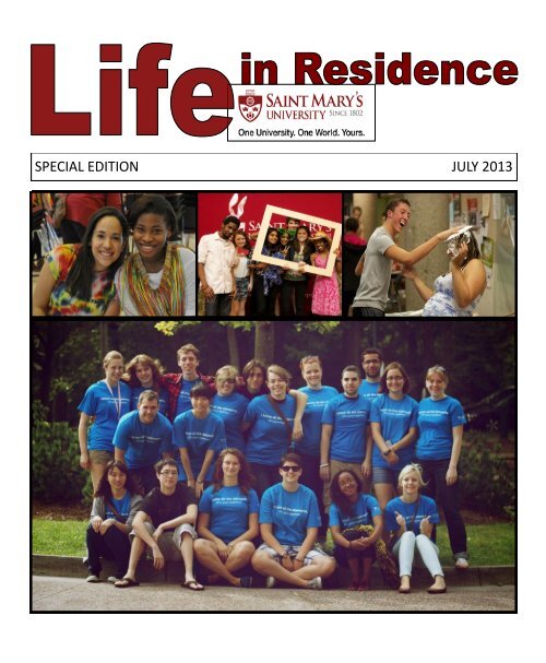 Special Edition July 2013 Saint Mary S University