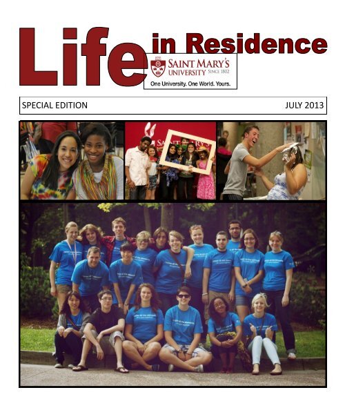 SPECIAL EDITION JULY 2013 - Saint Mary's University