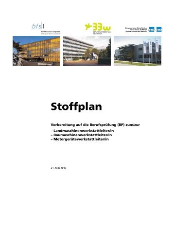 Stoffplan - SMU