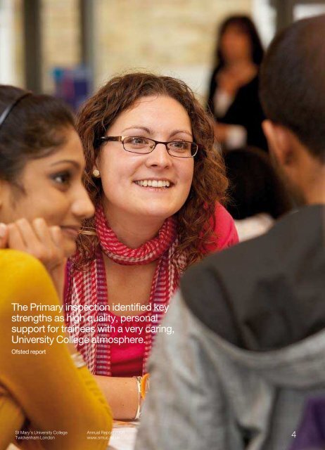 2008 University College Annual Report - St Mary's University College