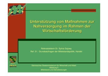 Fachkolloquium Â»Nahversorgung im DorfÂ« - UnterstÃ¼tzung der