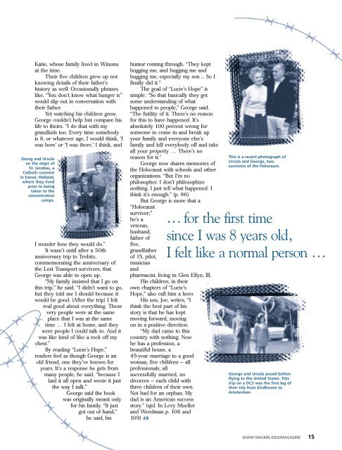 Saint Mary's Magazine Spring 2004 - Saint Mary's University of ...