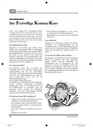 FKK - Freiwilliger Kommakurs