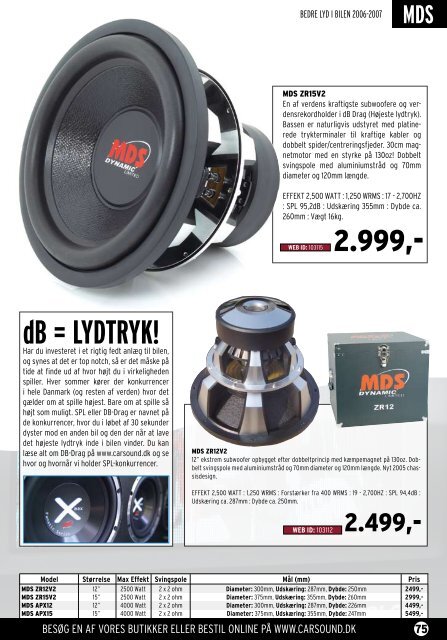 MDS - CARSound Bilstereo