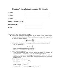 Faraday's Law, Inductance, and RL Circuits