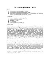 The Oscilloscope and AC Circuits (Lab 09)