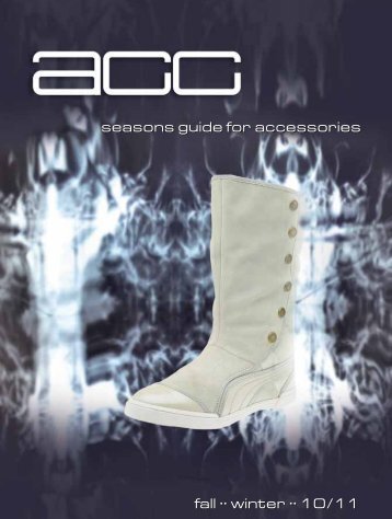 seasons guide for accessories fall •• winter •• 10/11 ... - acc media