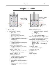 Chapter 11 - Gases - An Introduction to Chemistry