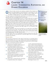 Chapter 14 - An Introduction to Chemistry: Liquids: Condensation ...