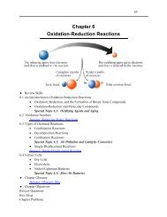 Chapter 6 Oxidation-Reduction Reactions - An Introduction to ...