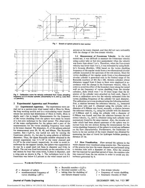 A study on vortex shedding from spheres in uniform flow