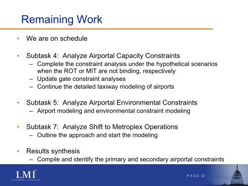 Integrated Analysis of Airportal Capacity and Environmental ...
