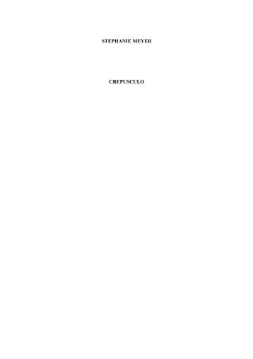 Crep sculo Stephenie Meyer Espa ol Pdf