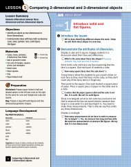 Lesson 5: Comparing 2-dimensional and 3 - Math Solutions