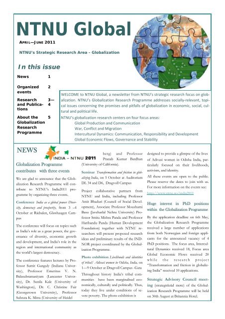 Annual Report 2011 - NTNU