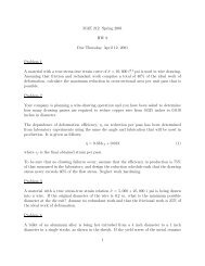 MAE 212: Spring 2001 HW 9 Due Thursday, April 12, 2001 Problem ...