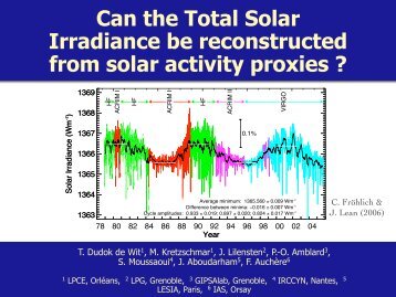 TSI - Solar Influences Data Center