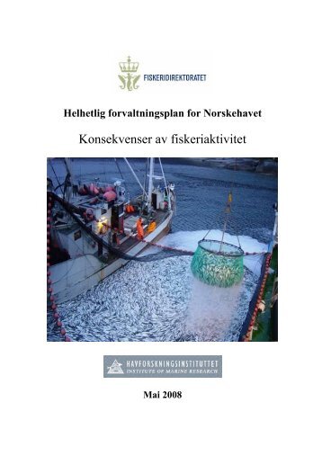 HÃ¸ringsutkast til utredninger av konsekvenser ... - Fiskeridirektoratet
