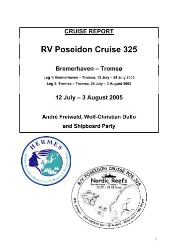 RV Poseidon Cruise 325