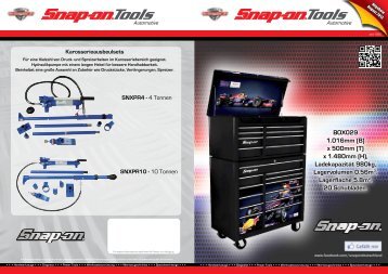 Angebotsflyer - Snap-on Tools