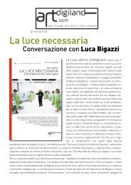 La luce necessaria. Conversazione con Luca Bigazzi