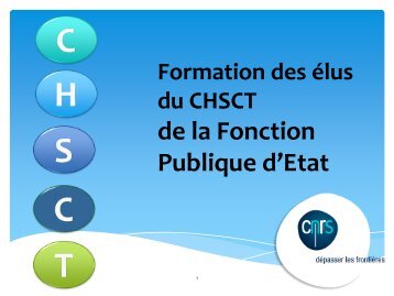 Rôle et Mission du CHSCT - SNCS