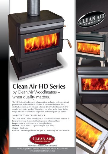 Clean Air hd Series - Sneddons