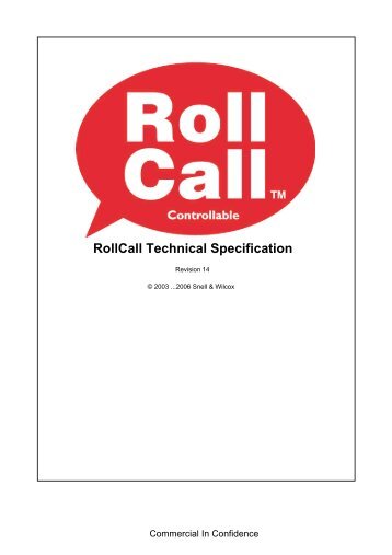 RollCall Protocol - Snell