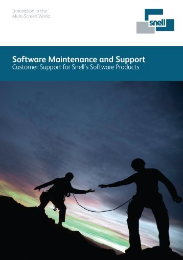 Software Maintenance and Support - Snell