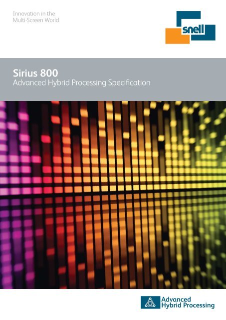 Sirius 800 - Snell