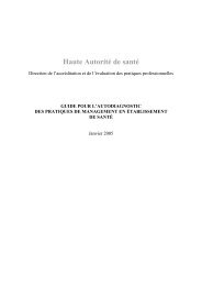 Guide pour l'autodiagnostic des pratiques de management