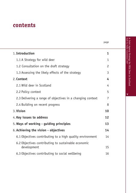 Strategy for Wild Deer in Scotland - Draft for Public Consultation 2007