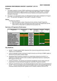 SNH/11/8/B903995 BUSINESS PERFORMANCE REPORT ...