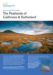 The Peatlands of Caithness & Sutherland - Scottish Natural Heritage