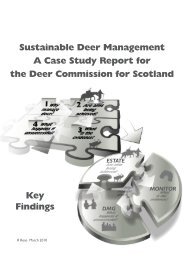 Sustainable Deer Management A Case Study Report for the Deer ...