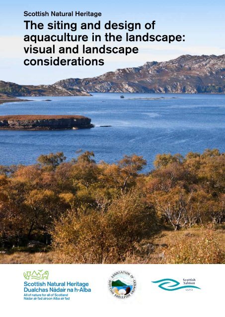 The siting and design of aquaculture in the landscape: visual and ...