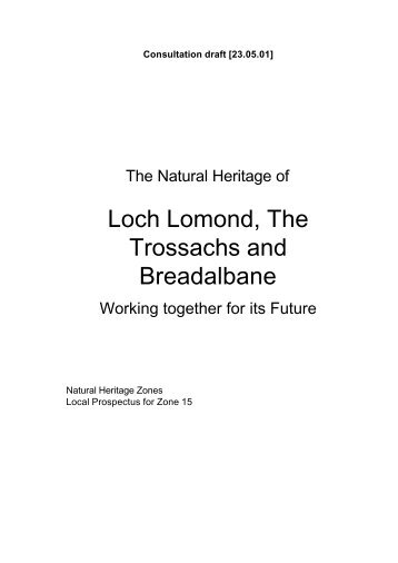 Loch Lomond, The Trossachs and Breadalbane - Scottish Natural ...