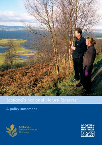 Scotland's National Nature Reserves A policy statement.