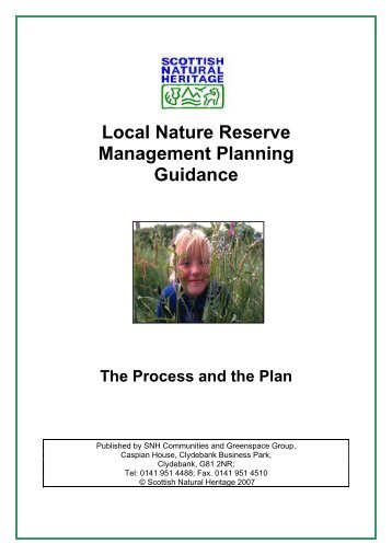 Local Nature Reserve Management Planning Guidance