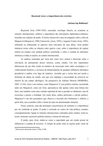 Adriana Iop Bellintani - XXVI SimpÃ³sio Nacional de HistÃ³ria